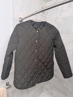 &other stories quilted Jacket in khaiki